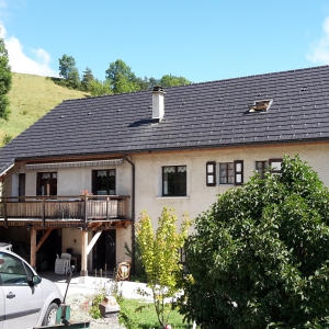 Création d'un balcon terrasse à Gresse en Vercors
