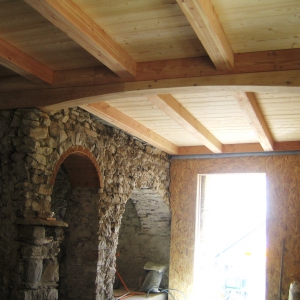 Création d'un plancher dans un bâti ancien