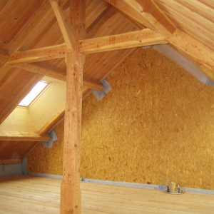 Plancher en mélèze