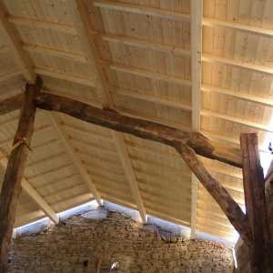 Réfèction d'une toiture à Ronatlon