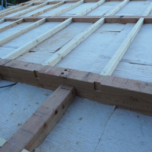 1 remplissage en laine de bois